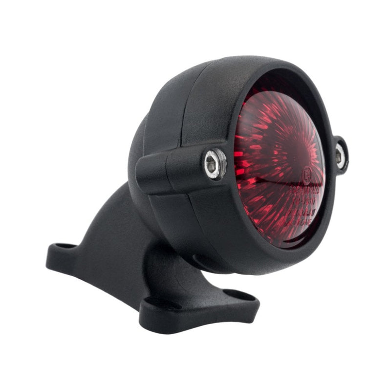 MOTONE ELDORADO TAIL LIGHT LED BLACK & MOUNT - CAFE RACER HOT ROD BOBBER CUSTOM