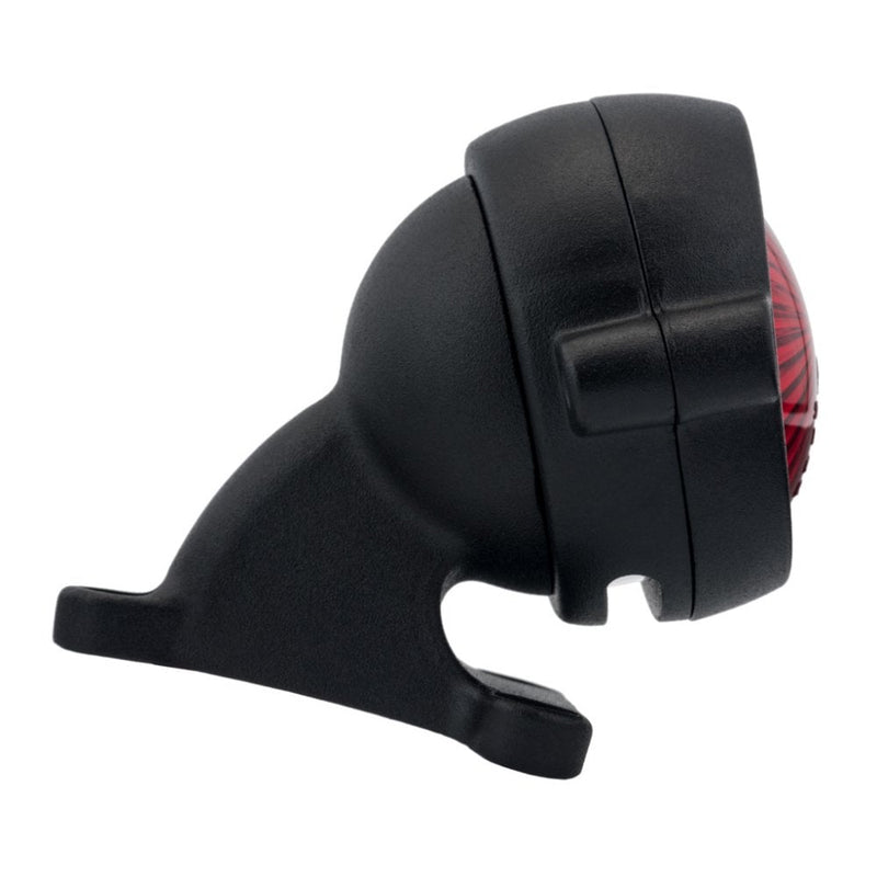 MOTONE ELDORADO TAIL LIGHT LED BLACK & MOUNT - CAFE RACER HOT ROD BOBBER CUSTOM