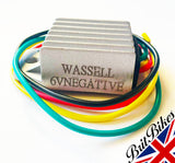 REGULATOR - WASSELL SOLID STATE 6V DC NEGATIVE REGULATOR - REPLACES MCR2
