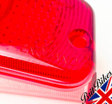 GENUINE LUCAS L564 REAR LAMP TAIL LIGHT LENS BSA NORTON TRIUMPH AMC CLASSIC BIKE