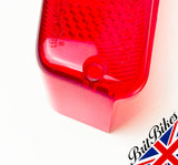 GENUINE LUCAS L564 REAR LAMP TAIL LIGHT LENS BSA NORTON TRIUMPH AMC CLASSIC BIKE
