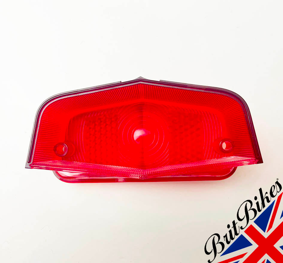 GENUINE LUCAS L564 REAR LAMP TAIL LIGHT LENS BSA NORTON TRIUMPH AMC CLASSIC BIKE