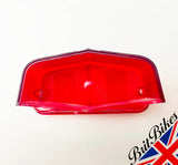GENUINE LUCAS L564 REAR LAMP TAIL LIGHT LENS BSA NORTON TRIUMPH AMC CLASSIC BIKE