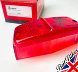 GENUINE LUCAS L564 REAR LAMP LENS - BSA NORTON TRIUMPH AMC CLASSIC BIKE