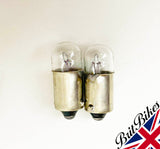 GENUINE LUCAS MOTORCYCLE PILOT LIGHT BULB 12V 4W BA9S LLB233T - CHOOSE QTY