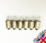 GENUINE LUCAS MOTORCYCLE PILOT LIGHT BULB 12V 4W BA9S LLB233T - CHOOSE QTY