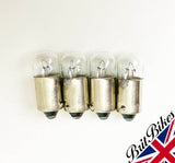 GENUINE LUCAS MOTORCYCLE PILOT LIGHT BULB 12V 4W BA9S LLB233T - CHOOSE QTY