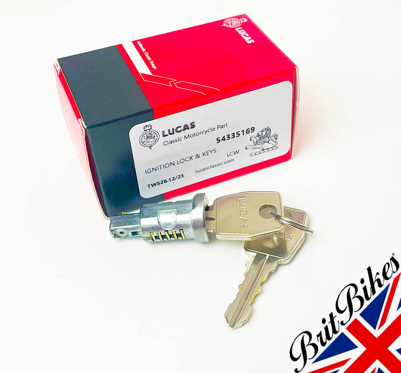 GENUINE LUCAS CLASSIC IGNITION LOCK & KEYS BSA TRIUMPH NORTON 54316731, 82-6981
