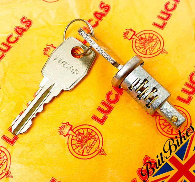 GENUINE LUCAS CLASSIC IGNITION LOCK & KEYS BSA TRIUMPH NORTON 54335169, 82-6981