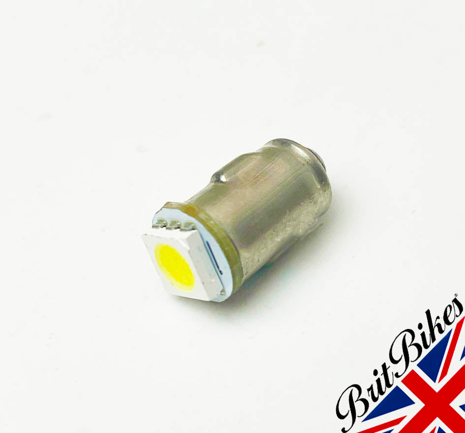 GEN LUCAS CLASSIC MOTORCYCLE LED INSTRUMENT WARNING BULB 12V BA7S BSA TRIUMPH