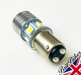GENUINE LUCAS MOTORCYCLE LED STOP TAIL BULB 6V SBC BAY15D BSA NORTON TRIUMPH
