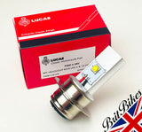 GENUINE LUCAS MOTORCYCLE LED HEADLIGHT BULB 6-24V P36D BRITISH PRE FOCUS BPF