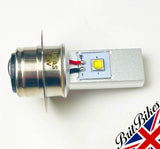 GENUINE LUCAS MOTORCYCLE LED HEADLIGHT BULB 6-24V P36D BRITISH PRE FOCUS BPF