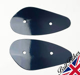 PAIR MOUNTING PLATES FOR BSA KNEE GRIPS A B C MODELS PRE-1957 - 29-7868, 29-7869