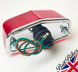 GENUINE LUCAS L564 REAR LAMP 53454 19-1014 TRIUMPH, BSA, NORTON, AMC (1955-70)