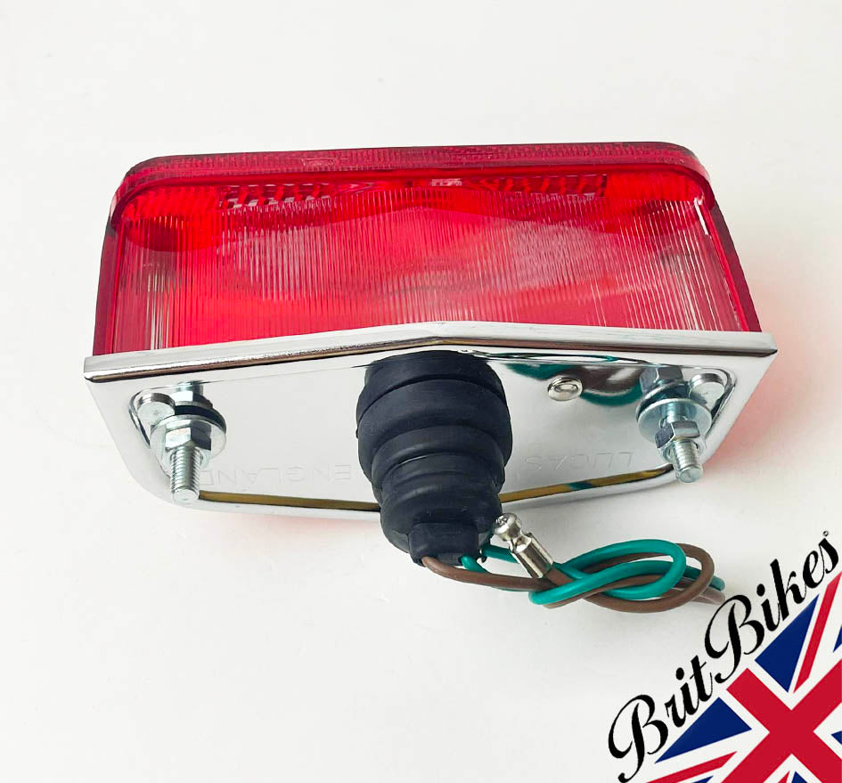 GENUINE LUCAS L564 REAR LAMP 53454 19-1014 TRIUMPH, BSA, NORTON, AMC (1955-70)
