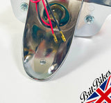 MOTORBIKE REAR LAMP LIGHT LUCAS 564 STYLE & MOUNTING BRACKET TRIUMPH CAFE RACER