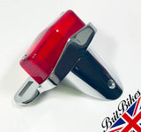 MOTORBIKE REAR LAMP LIGHT LUCAS 564 STYLE & MOUNTING BRACKET TRIUMPH CAFE RACER