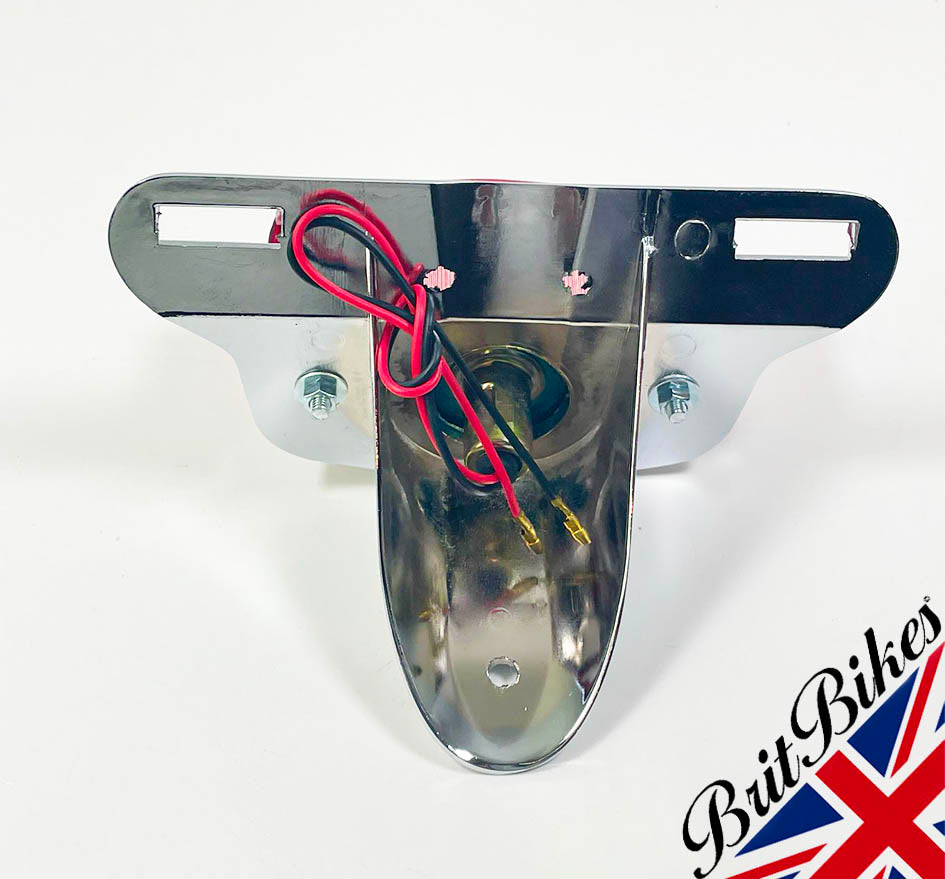 MOTORBIKE REAR LAMP LIGHT LUCAS 564 STYLE & MOUNTING BRACKET TRIUMPH CAFE RACER