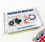 ELECTRONIC IGNITION KIT 6V UPGRADE TO 12V FOR TWIN CYLINDER BSA NORTON TRIUMPH