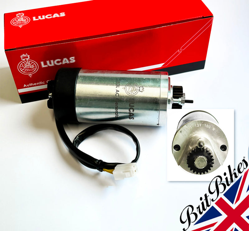 LUCAS CLASSIC 12V BRUSHLESS REPLACEMENT AC GENERATOR FOR MAGNETO DYNAMO BSA