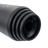 MOTONE SATURN V EXHAUST SILENCERS - TRIUMPH T100 T120 BONNEVILLE EURO 4 - BLACK