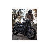 MOTONE SATURN V EXHAUST SILENCERS - TRIUMPH T100 T120 BONNEVILLE EURO 4 - BLACK