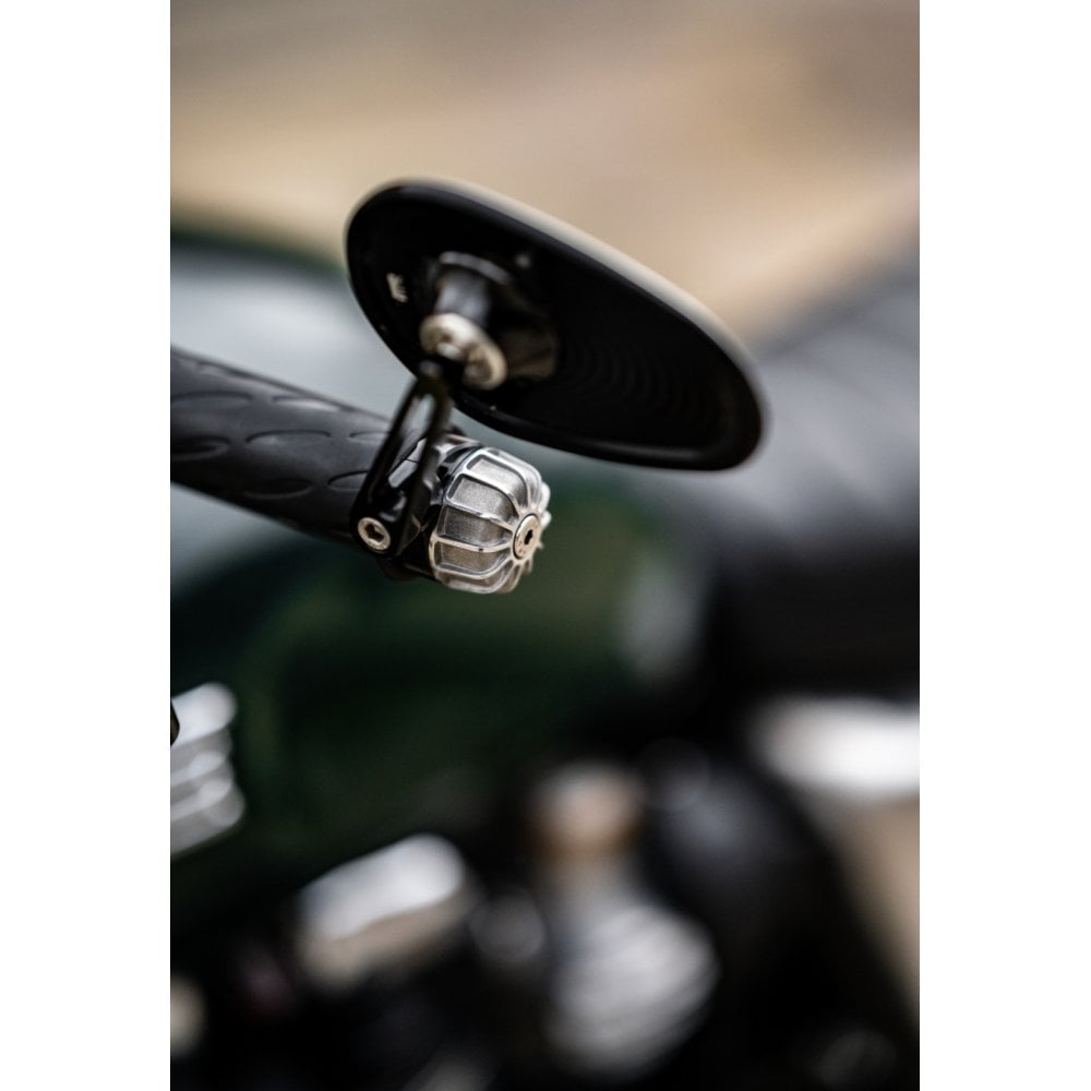 MOTONE GEMINI BAR END FINISHERS CONTRAST SHOT POLISH TRIUMPH T100 T120 BOBBER