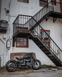 Motone Saturn V - Exhaust System - Triumph Bobber, Speedmaster - Black