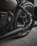 Motone Saturn V - Exhaust System - Triumph Bobber, Speedmaster - Black
