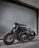 Motone Saturn V - Exhaust System - Triumph Bobber, Speedmaster - Black