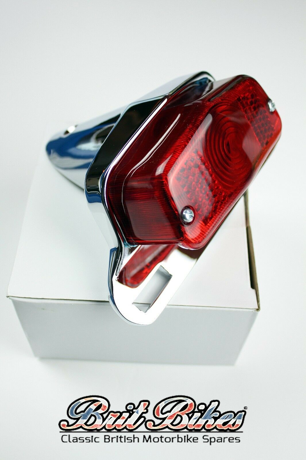 MOTORBIKE REAR LAMP LIGHT LUCAS 564 STYLE & MOUNTING BRACKET TRIUMPH CAFE RACER