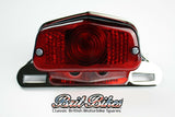 MOTORBIKE REAR LAMP LIGHT LUCAS 564 STYLE & MOUNTING BRACKET TRIUMPH CAFE RACER