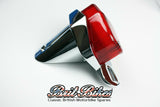 MOTORBIKE REAR LAMP LIGHT LUCAS 564 STYLE & MOUNTING BRACKET TRIUMPH CAFE RACER