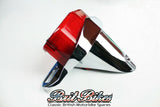 MOTORBIKE REAR LAMP LIGHT LUCAS 564 STYLE & MOUNTING BRACKET TRIUMPH CAFE RACER