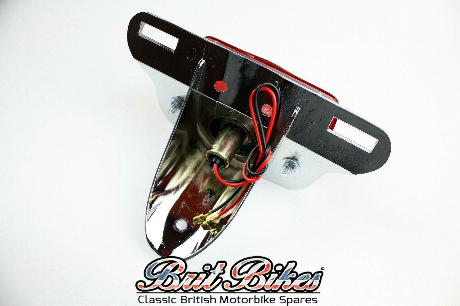 MOTORBIKE REAR LAMP LIGHT LUCAS 564 STYLE & MOUNTING BRACKET TRIUMPH CAFE RACER
