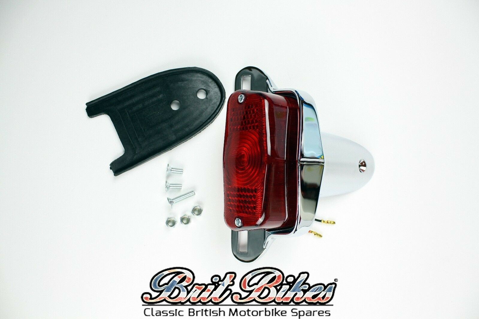 MOTORBIKE REAR LAMP LIGHT LUCAS 564 STYLE & MOUNTING BRACKET TRIUMPH CAFE RACER