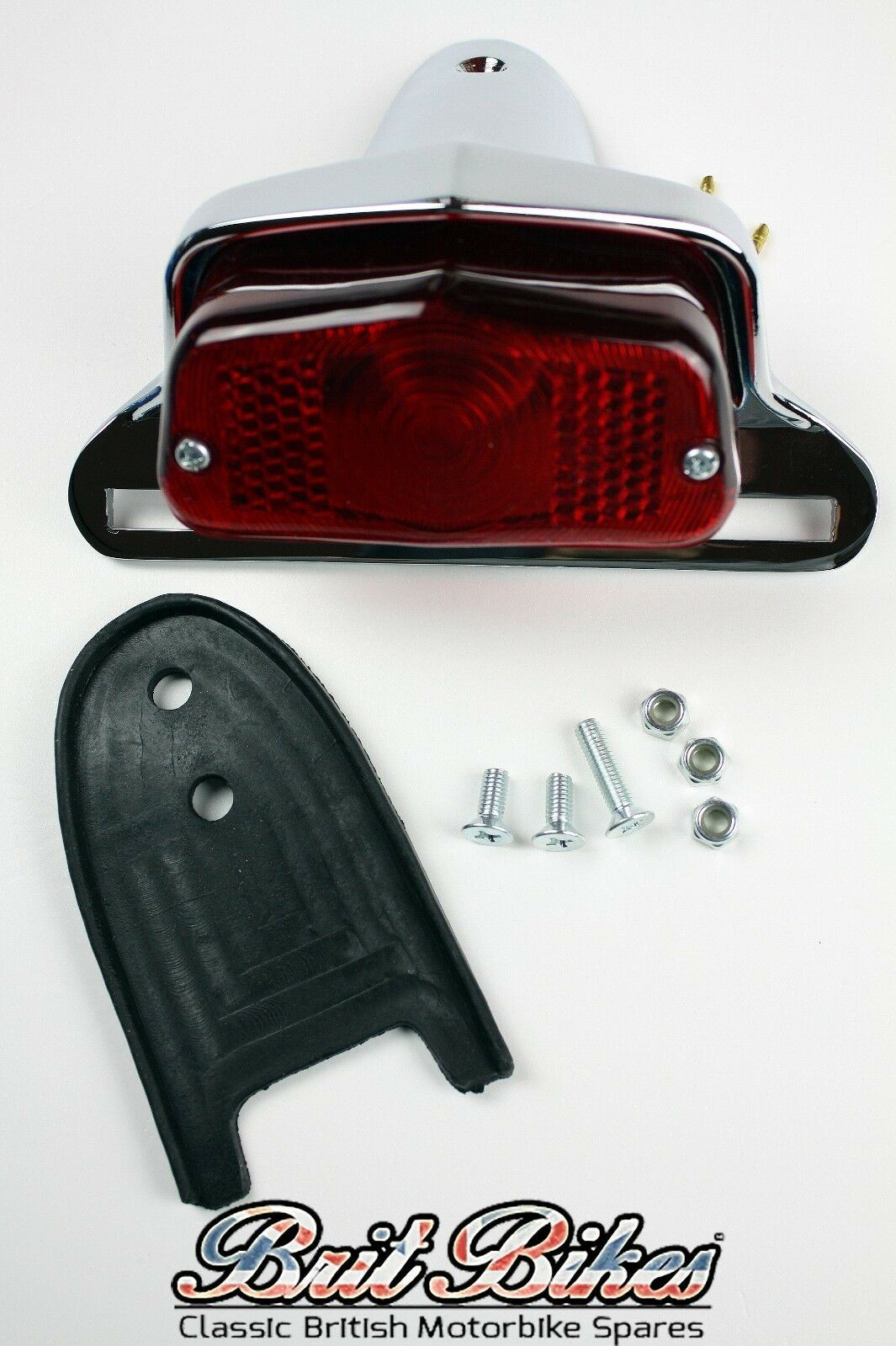 MOTORBIKE REAR LAMP LIGHT LUCAS 564 STYLE & MOUNTING BRACKET TRIUMPH CAFE RACER