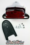MOTORBIKE REAR LAMP LIGHT LUCAS 564 STYLE & MOUNTING BRACKET TRIUMPH CAFE RACER