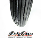 PAIR OF CLASSIC BSA TYRES & INNER TUBES 3.25 X 19 FRONT & 3.50 X 19 REAR