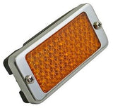 LUCAS STYLE RER22 AMBER REFLECTOR OIL COOLER - BSA TRIUMPH 57160 19-1338 19-1119
