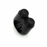 Motone Dual Micro Switch Button Motorbike - 22mm 7/8" Handlebar - Black Custom