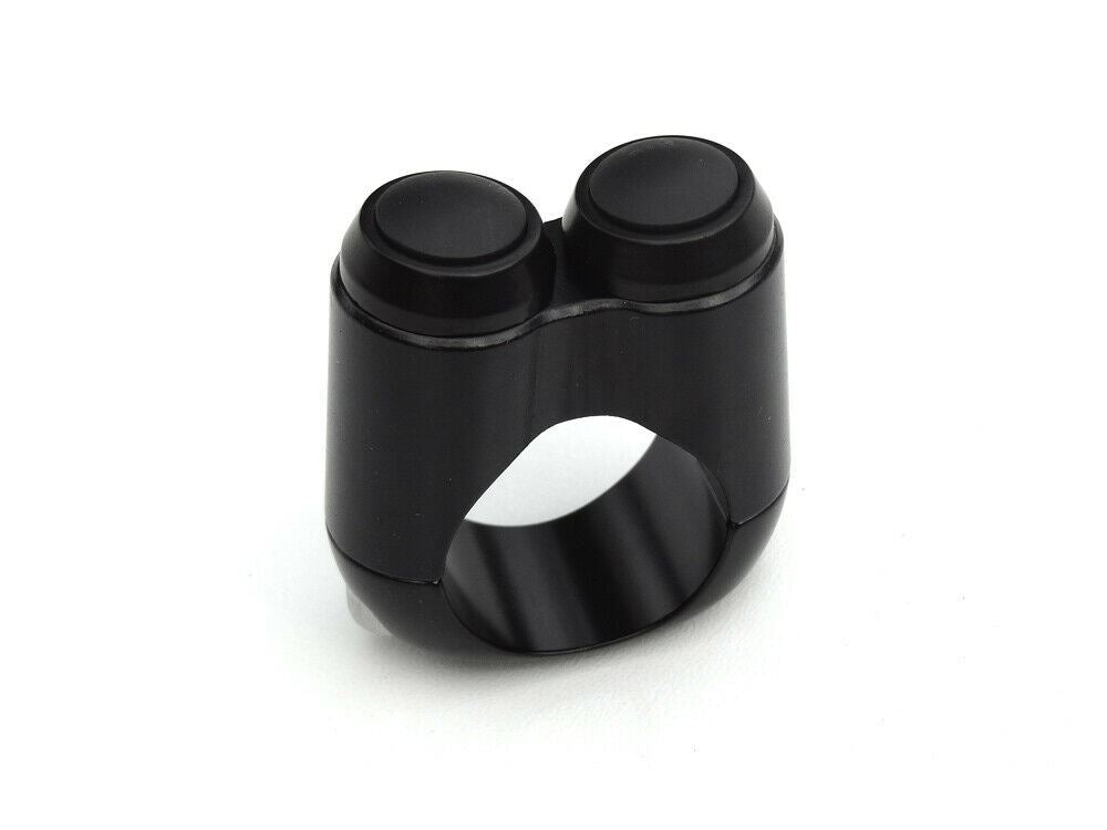 Motone Dual Micro Switch Button Motorbike - 22mm 7/8" Handlebar - Black Custom
