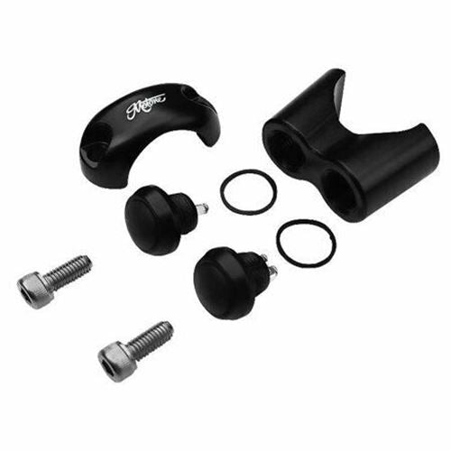 Motone Dual Micro Switch Button Motorbike - 22mm 7/8" Handlebar - Black Custom