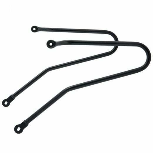 Motone Bonneville T100 T120 Street Twin LC Pannier Luggage Rails - Pair - Black