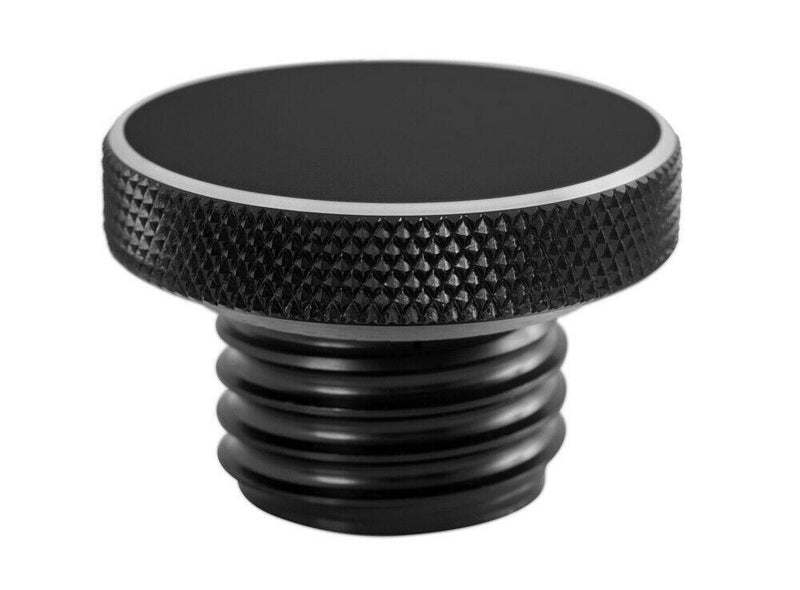 MOTONE CUSTOM FUEL GAS TANK CAP - BLACK - TRIUMPH HARLEY ETC