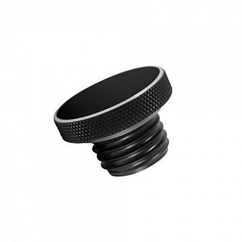 MOTONE CUSTOM FUEL GAS TANK CAP - BLACK - TRIUMPH HARLEY ETC