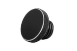 MOTONE CUSTOM FUEL GAS TANK CAP - BLACK - TRIUMPH HARLEY ETC