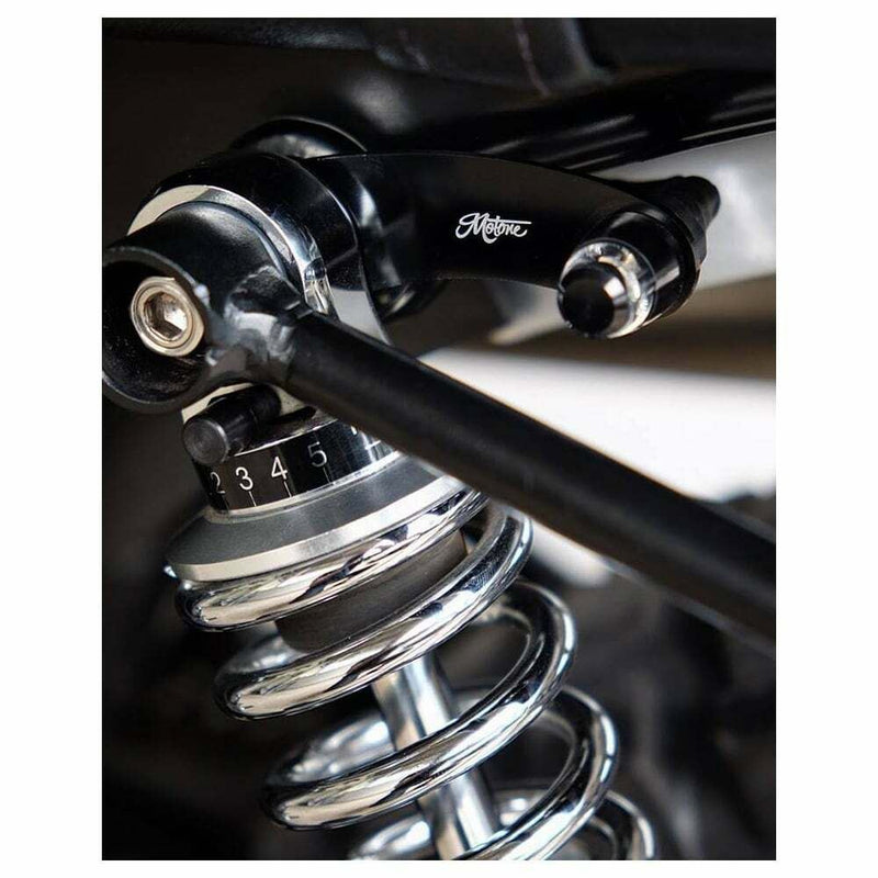 MOTONE INDICATOR TURN SIGNAL BRACKETS - TOP SHOCK MOUNT - BLACK CUSTOM TRIUMPH