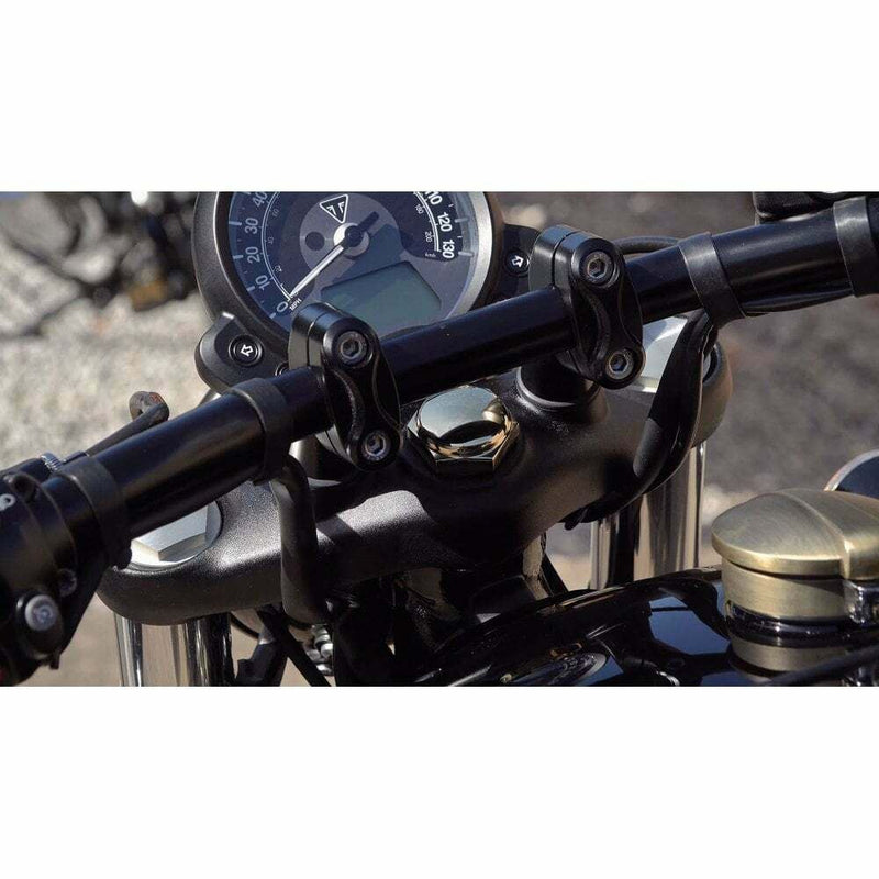 Motone Triumph Bonneville "THE BOSS" Top Yoke / Steering Stem BRASS Nut